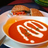 Roasted Red Pepper Soup With Herbs and Capers (the Secret Ingredient)